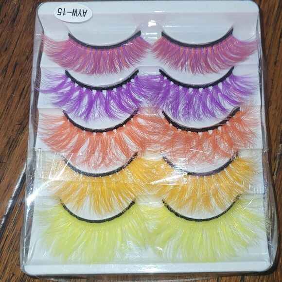 NWOT Set of 5 Warm Color Lashes - Picture 2 of 2